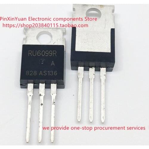 Brand new imported 5PCS/Lot RU6099R To-220 n-channel field effect transistor high power MOS transistor inverter In stock