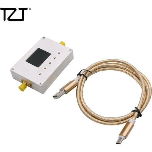 TZT 10-6000MHz RF Spectrum Analyzer w/ RF Signal Source RF Power Meter for Wifi LTE GSM GPRS Freq6000