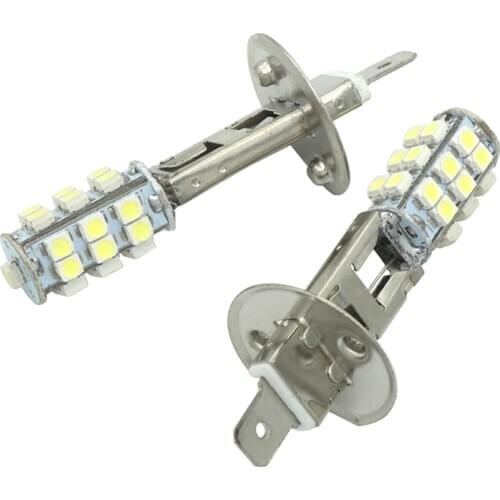 Car styling car led H1 led 3028 White 25LED Tail Headlamp Fog Light Daytime Running Light 12V auto Motorcycle Lamp Accessories