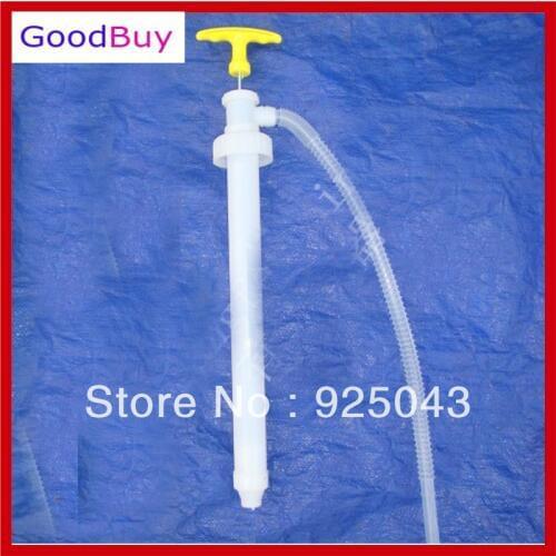 Free shipping Portable Manual Transfer Hand Pump Siphon Sucker Hose for Gas Oil Water chemical detergent Liquid lubricant