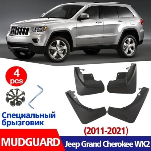 Mud Flaps For Jeep Grand Cherokee WK2 Mudguards Fender Mud Flap Splash Guards Mud Flaps Mudguards car accessories 2011-2020