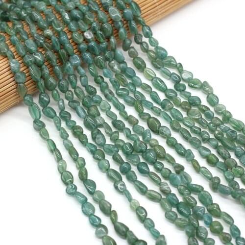 Natural Stone Beads Semi-precious stone Irregular Shape Apatite Loose Beaded For Jewelry Making DIY Bracelet Necklace Accessorie