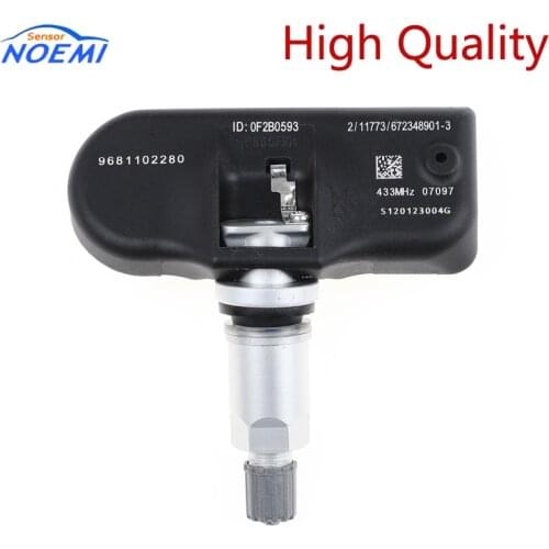 Original 9681102280 TPMS Tire Pressure Sensor 433MHZ For Peugeot 407 207 307 607 508 807 For Citroen C4 5 6 7 8