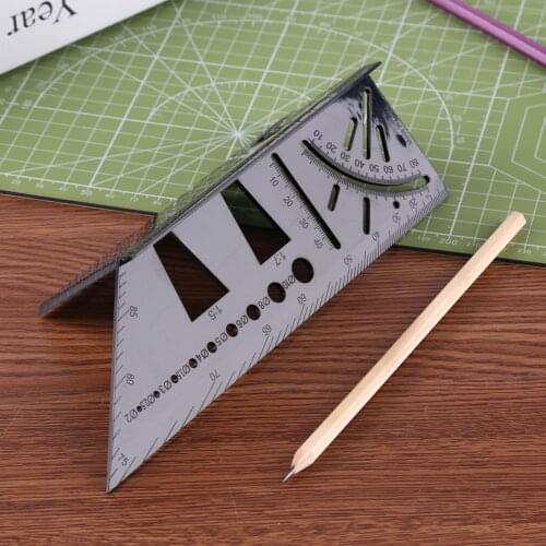 Woodworking 3D Mitre Angle Measuring Square Size Measure Tool With Gauge Ruler Tools Metric Gauge Measuring Gauge