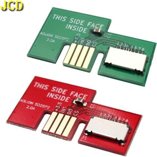 JCD 1PCS Micro SD Card Adapter TF Card Reader For NGC Game Cube SD2SP2 SDLoad SDL Adapter Professional Repair Parts