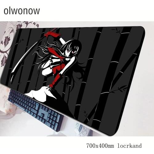 Akame ga kill mouse pad office Computer mat 70x40cm gaming mousepad large gadget padmouse keyboard games pc gamer desk
