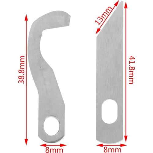 2pcs Knife Overlock Blade - Upper And Lower Compatible For 925D 929D 1034D XB0563001+ X77683001 5BB5014