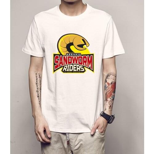 Mens T Shirts SandWorm Riders Motorcycle Harajuku Hipster Wear Style Cool Couple Short Sleeve Thanksgiving Day Shirt Big Size