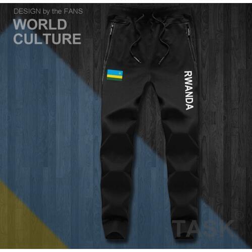 Rwanda Rwandan Rwandese RWA RW mens pants joggers jumpsuit sweatpants track sweat fitness fleece tactical casual nation country