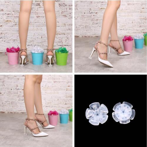 25 Pair/lot New High Heel Protectors High Heel Stiletto Shoe Heel Saver Antislip Silicone Heel Stopper for Bridal Wedding Party