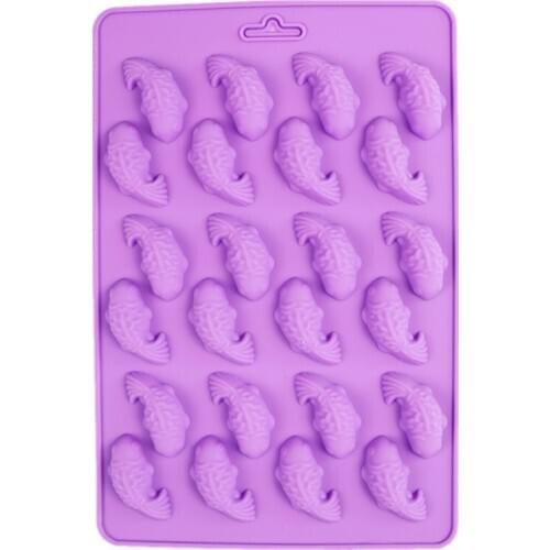 New Pastry Animal Mold 24 With Cute Fish Carp DIY Creative Silicone Mold Cupcake Chocolate Cake Decorating Tool