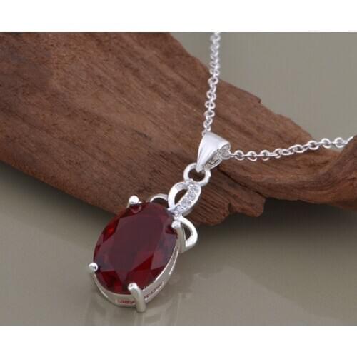 Wholesale High quality silver plated Fashion jewelry chains necklace pendant WN-1203