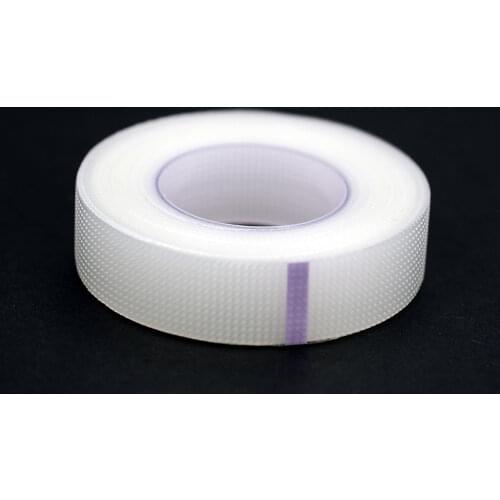 Qeelasee 10 pcs Transparent Medical PE Adhesive Tape Under Eye Pad Tape For False Eyelash Breathable Easy to Tear Make Up Tools