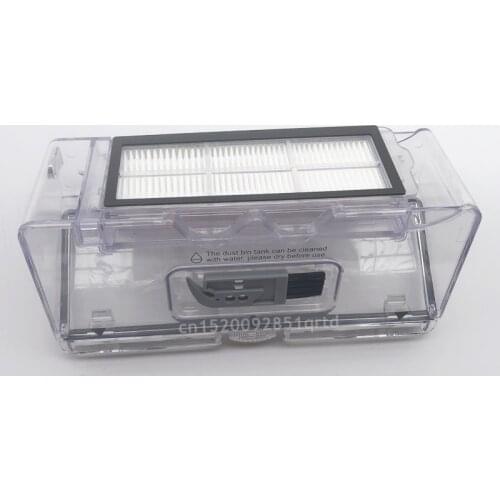 Vacuum Cleaner Dustbin with Hepa Filter for alfawise V10/ZK901/JS35 Robot Vacuum Cleaner Spare Parts Dust Box Replacement