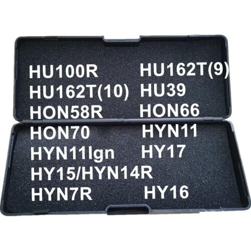 LiShi 2 IN 1 Locksmith Tool HU100R HU162T9 HU162T10 HU39 HON58R HON66 HON70 HYN11 HY15 HYN7R HY16 HY17 For All Types
