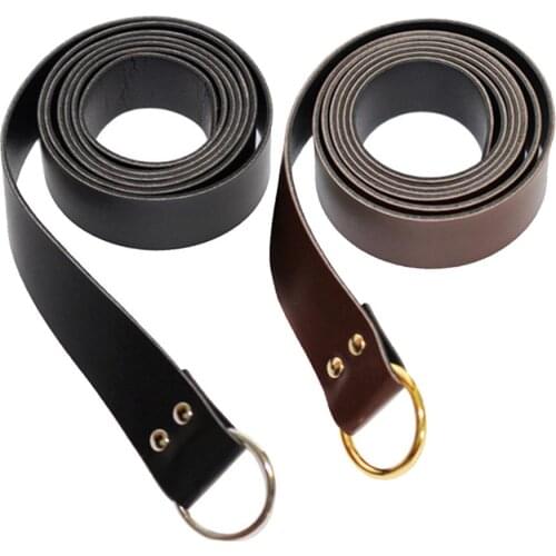 Medieval Knight PU Leather Waistband for Mens Renaissance Viking Props