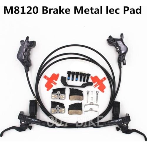 M8120 Brake 4 Piston HydraulicBike Disc Brake ICE-TECH PADS Front Rear DH