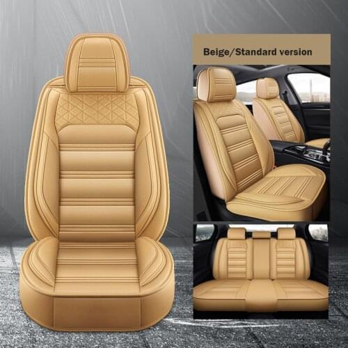 Universal PU Leath car seat cover leather for hyundai i30 i20 ix35 Solaris tucson honda crv civic fit car accessories styling