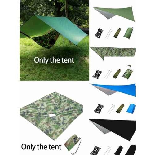 Awning Waterproof Tarp Tent Tarp Shade Ultralight Garden Outdoor Rain Sun Canopy Camping Beach Sunshade Shelter Fly Hammock S7J8