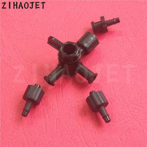 High quality flatbed UV printer plastic ink valve 3 ways for Flora Gongzheng Infinity Docan manual ink valve ( for tube M5 M6 )