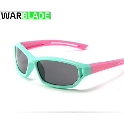 WarBLade Polarized Kids Sunglasses Boys Girls Baby Infant Sport Sun Glasses UV400 Eyewear Child Shades Oculos Infantil With Case