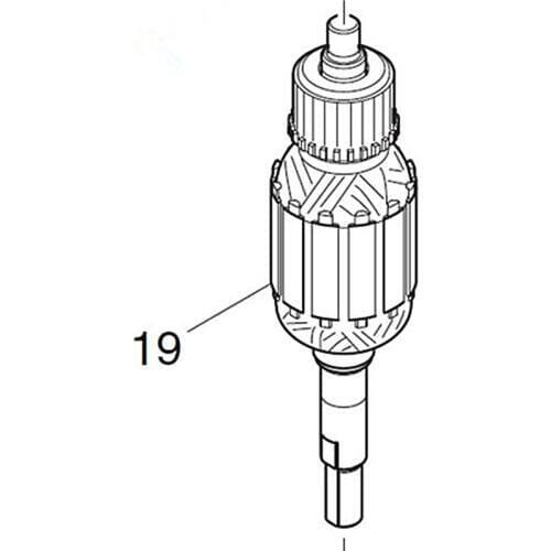 ARMATURE 240V Rotor 515784-2 Replace For Makita BO3711 BO3710X1 BO3710