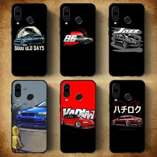 Japan JDM Car AE86 Phone Case For Huawei Honor 7C 7A 8X 8A 9 10 10i Lite 20 NOVA 3i 3e