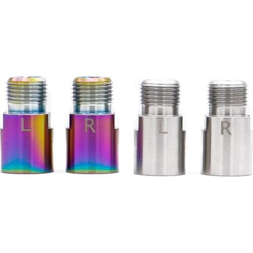 1 Pair MTB Road Bicycle Pedal Axle Bicycle Extension Shaft Mountain Bicycle Pedal Extender Bike Accessories Cycling Bolts Spacer