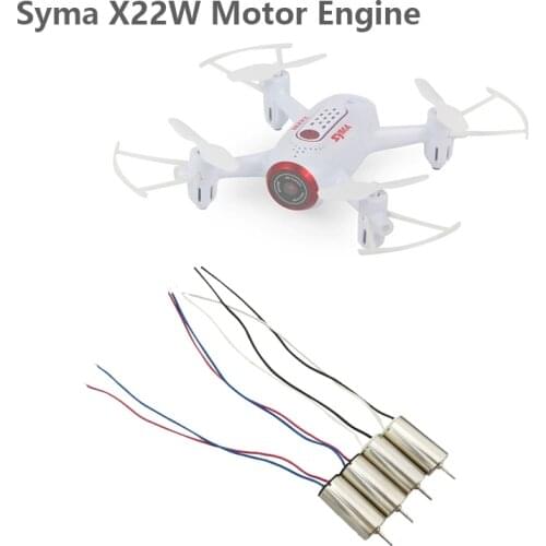 4PCS RC Drone Motor Engine Spare Part for SYMA X22 X22W Quadcopter CW CCW Motor Replacement Accessories