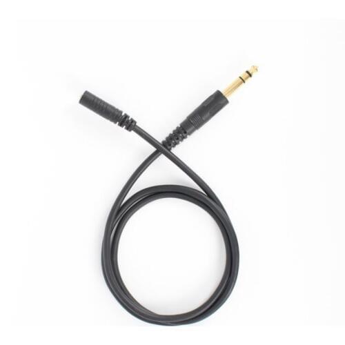 6.35mm 1/4 Inch Stereo Plug Male to 3.5mm 1/8 Inch Stereo Jack Female Socket Headphone Extension Cable