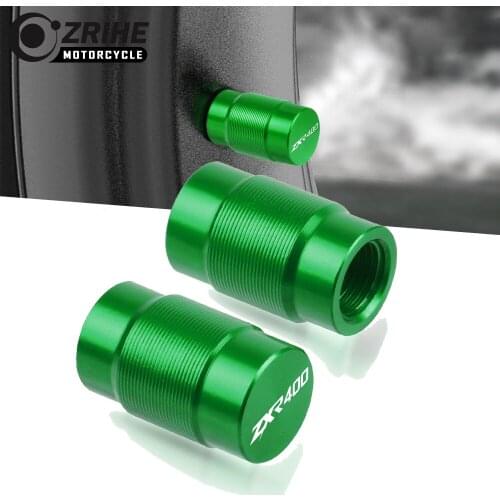 Motorcycle Accessories CNC Couple Aluminum Vehicle Wheel Tire Valve Stem Caps Covers For KAWASAKI Z ZXR400 2pcs Universal cycle