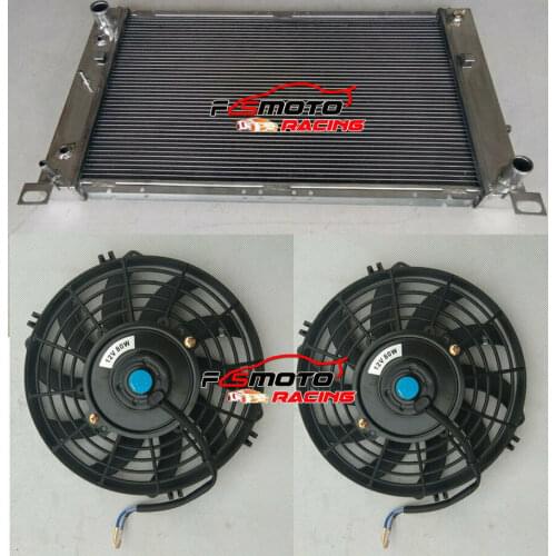 Aluminum Radiator + FAN For 1999-2006 99 00 01 02 03 Chevy Silverado Suburban Tahoe Yukon 4.8 5.3 V8