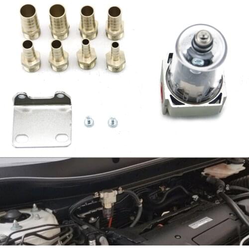 Car Auto Engine Oil and Gas Separator Catch Reservoir Tank Can Filter Out Impurities Universal Fit For Most Vehicle