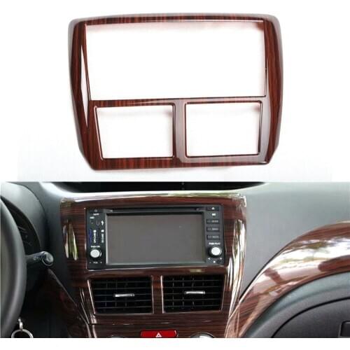 Car Styling For Subaru Forester 2008-2012 Dashboard Central Console Frame Trim Styling ABS Molding