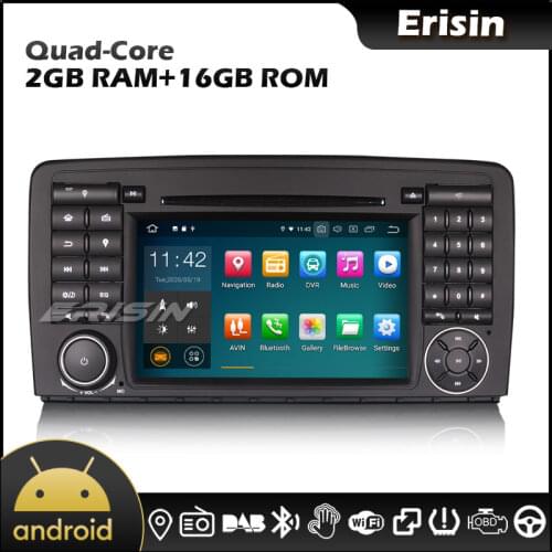 Erisin 5181 7" Android 10.0 GPS DAB TPMS DVR CarPlay Car Video for Mercedes Benz R Class W251 R280 R300 R320 R350 R500 R63 AMG