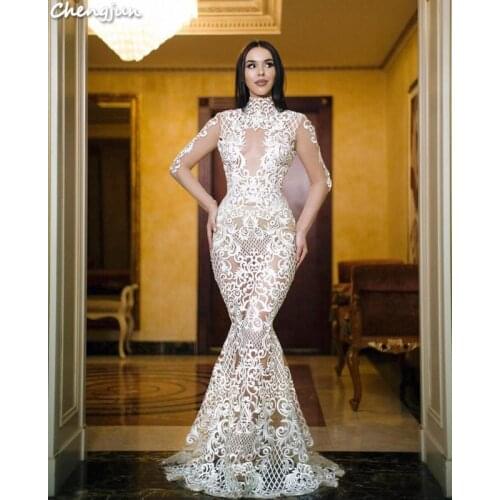 Chengjun Suzhou Sale Mermaid Lace Sexy Guest Wedding Dress