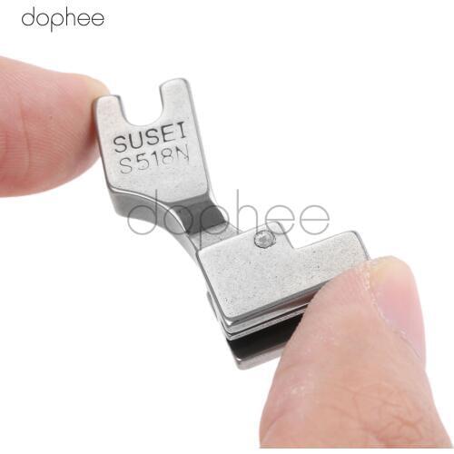 Dophee 1pcs S518N Invisible Hinged Narrow Zipper Foot Presser Foot Sewing Machine Spare Parts & Accessories