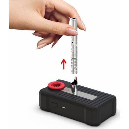 Electric Magnetic induction heater with Titanium quartz heating dab stinger rod