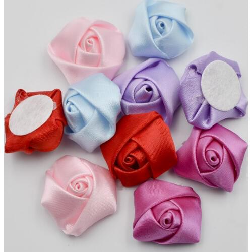 HOT 30pcs 18mm Loveliness Swirl Rose Flower Scrapbook Craft / Greeting Card DIY A18*3