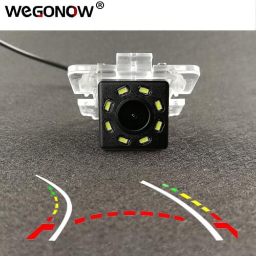 HD Wireless Car CCD Rear Camera Fisheye 4 8 12 led dynamic Night Vision bracket For Mitsubishi Outlander 2003 - 2008 2009 2012