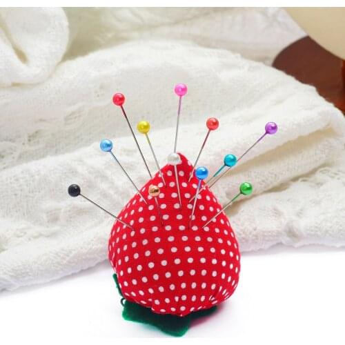 Colorful Round Pearl Head Needles Stitch Straight Push Sewing Pins 38cm 100Pcs/Box For DIY Dressmaking Sewing Tools Positioning