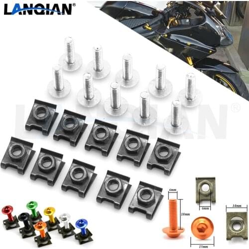 Motorcycle Fairing Screws Fastener Clips Body Spring Nut Bolts Kit For Ducati Scrambler cafe racer Desert Sled Scrambler 400