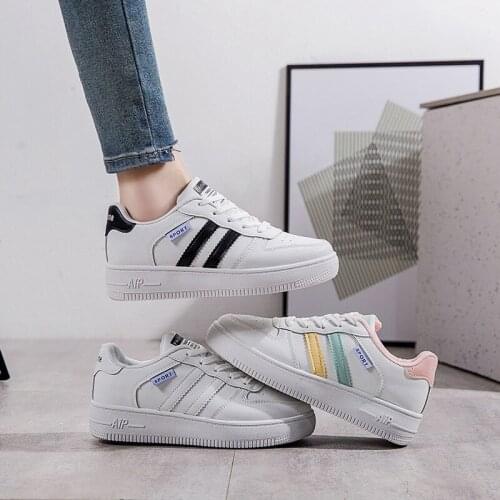 Fashion White Casual Shoes Women Platform Sneakers 2021 Spring Autumn Outdoor Sports Ladies Shoes Girl Shoe New Zapatillas Mujer