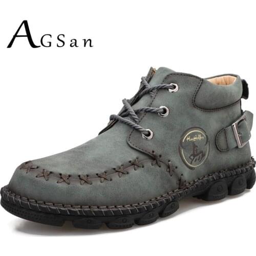 Men Fashion Martin Boots Ankle Boots Autumn Winter Waterproof Shoes Plus Size 48 47 Outdoor Sneakers Boots Casual Shoes High Top