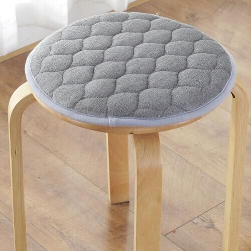 Antiskid Seat Mat Solid Cushion Can Be Fixed On Chair Comfortable Home Office Chair Cushion Soft Seat Cushions Round Warm B