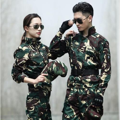 Hunter Camouflage Ghillie Suit Women Military Uniform Tactical Combat Hunting Jacket Cargo PantsFishing Work Clothes Men