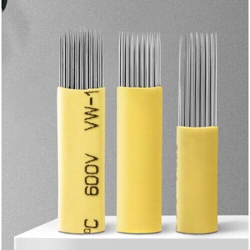 Tattoo Supplies Microblading Needles 50pcs Permanent Makeup Eyebrow Tattoo Needle Blade for Microblade 3D Embroidery Pen Tools