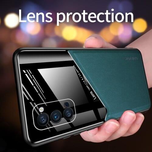 Luxury Silicone Car Magnetic Holder Phone Case For OPPO Reno 4 3 2 Z Ace A12 A9 A8 A5 A7 V19 V17 F11 F9 Ultra-thin Leather Cover