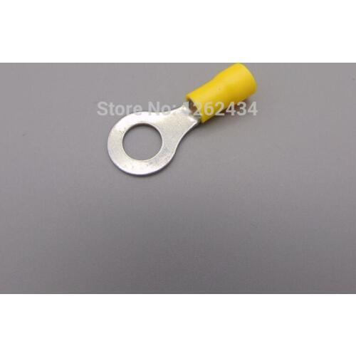 RV5.5-8 brass red circular pre insulated terminal cold pressed terminal copper nose