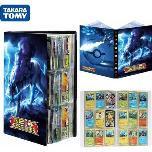 TAKARA TOMY 9 Pocket 432Pcs Pokemon Cards Album Book Cartoon Anime GX VMAX EX Game Card Collection Holder Folder Kids Cool Toys